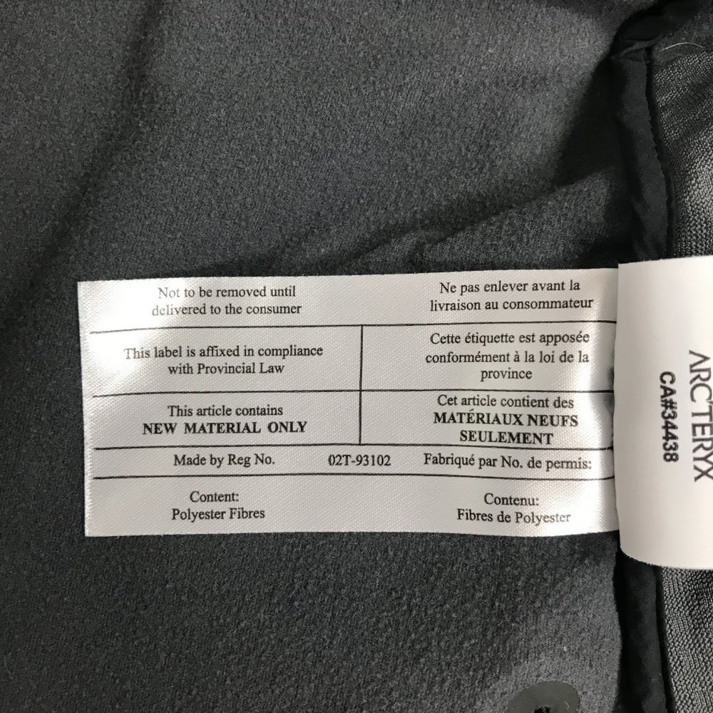 Arcteryx Ladies Jacket Coat Grey Size XS Full Zip Pockets High Neck Outerwear - Picture 13 of 13